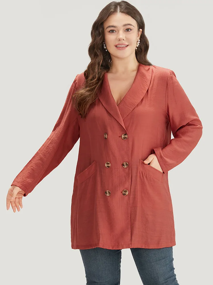 Halloween Supersoft Essentials Lapel Collar Pocket Button Through Blazer sold by Bloomchic