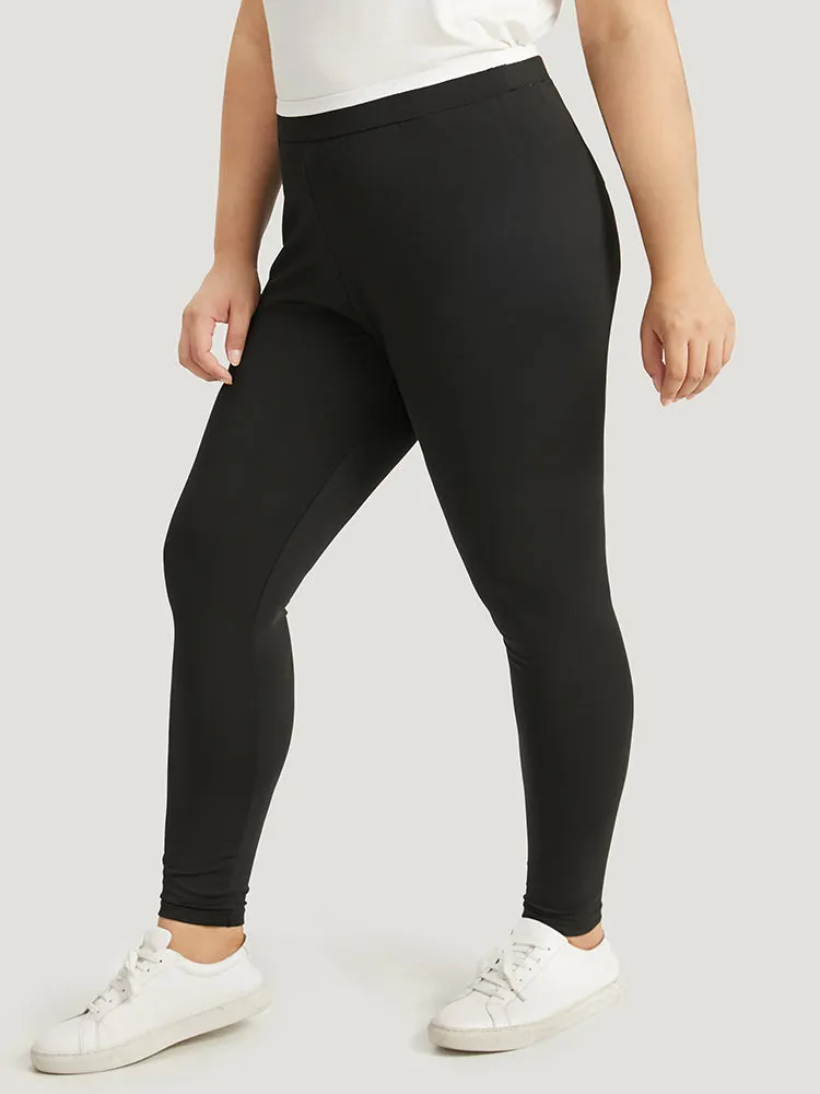 Two Tone Patchwork High Rise Leggings sold by Bloomchic product image thumbnail 2