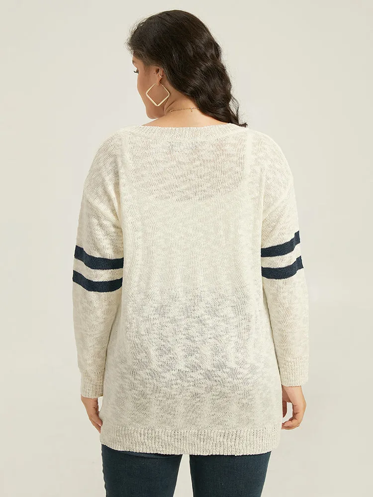 Star & Striped Print Drop Shoulder Pullover sold by Bloomchic product image thumbnail 2