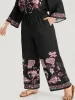Boho Print Elastic Waist Woven Pants sold by Bloomchic