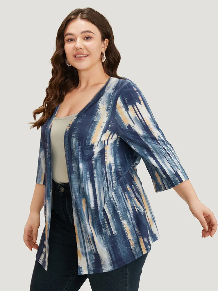 Tie Dye Drape Open Front Kimono sold by Bloomchic product image thumbnail 3
