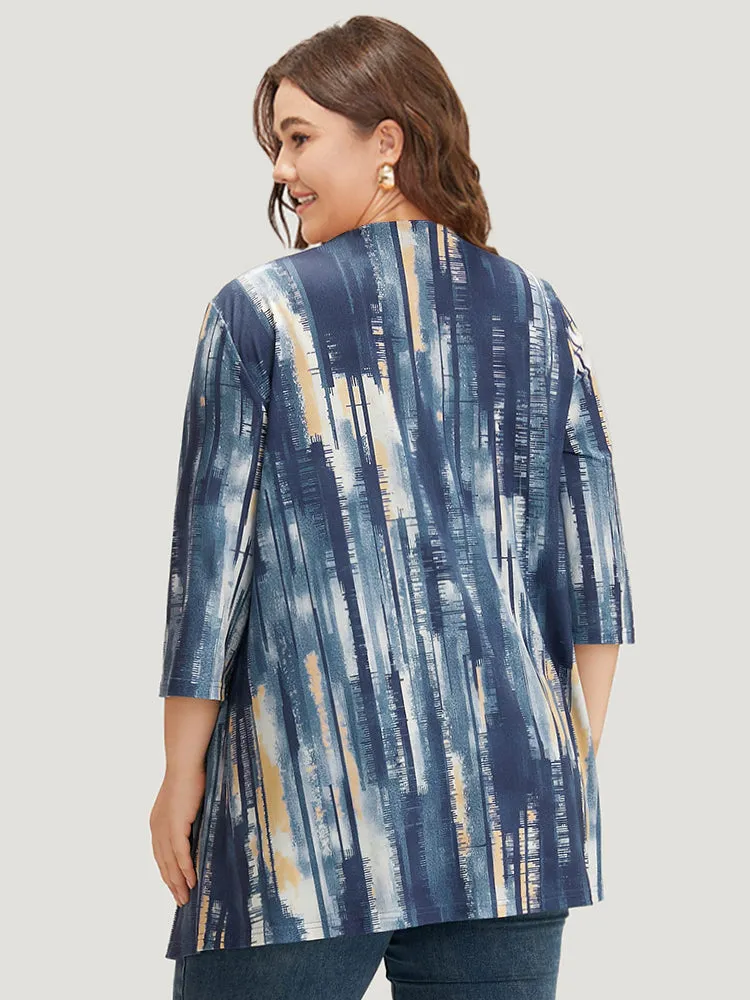 Tie Dye Drape Open Front Kimono sold by Bloomchic product image thumbnail 2