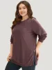 Plain Zipper Round Neck Elastic Cuffs Sweatshirt sold by Bloomchic