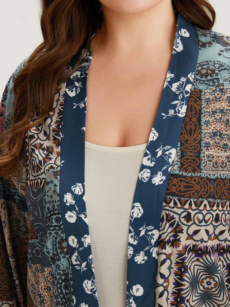 UltraCool Bandana Open Front Patched Pocket Kimono sold by Bloomchic product image thumbnail 5
