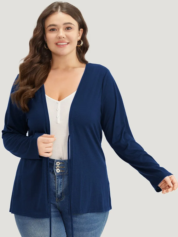 Plain Ties Open Front Kimono sold by Bloomchic