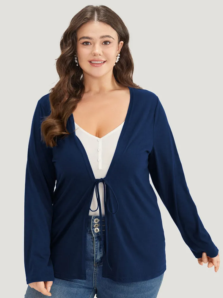 Plain Ties Open Front Kimono sold by Bloomchic product image thumbnail 5