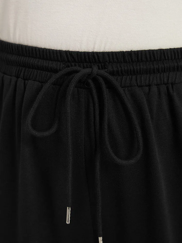 Floral Print Drawstring Elastic Waist Pocket Sweatpants sold by Bloomchic product image thumbnail 5