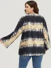 Halloween Tie Dye Print Open Front Kimono sold by Bloomchic