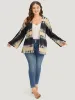 Halloween Tie Dye Print Open Front Kimono sold by Bloomchic
