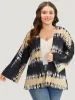 Halloween Tie Dye Print Open Front Kimono sold by Bloomchic