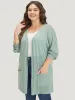 Supersoft Essentials Patched Pocket Batwing Sleeve Cardigan sold by Bloomchic