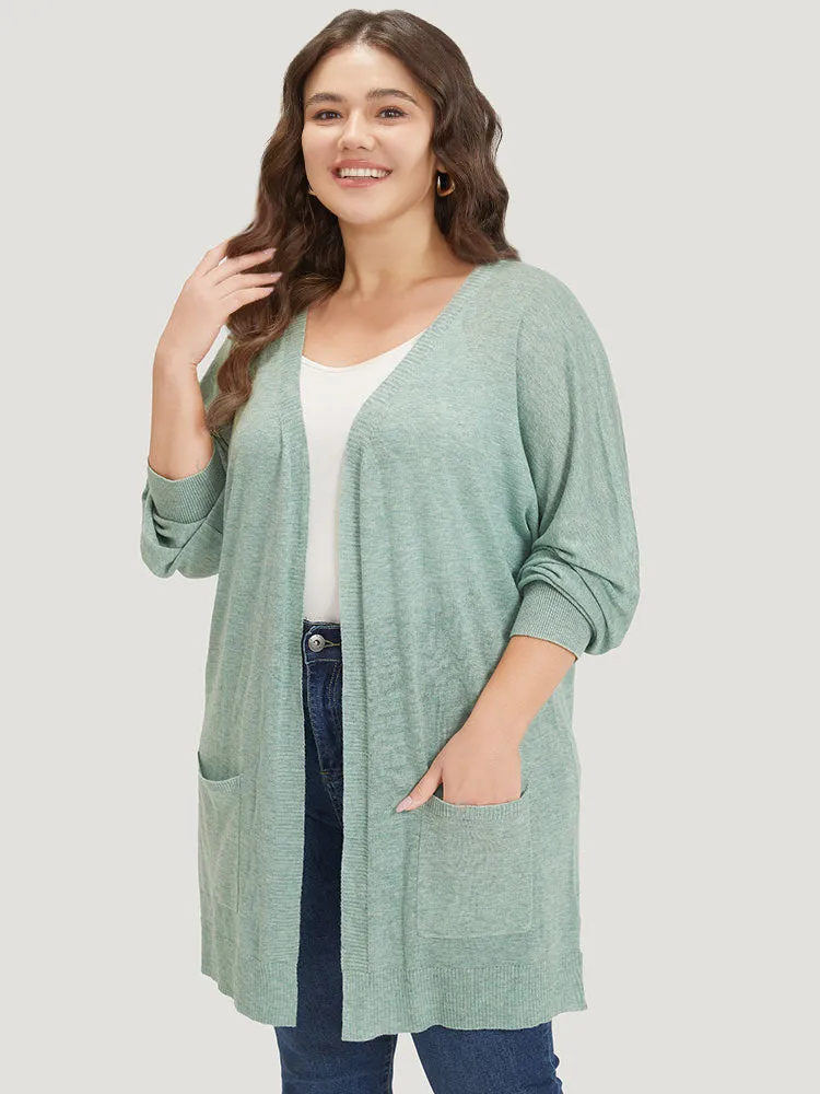 Supersoft Essentials Patched Pocket Batwing Sleeve Cardigan sold by Bloomchic product image thumbnail 5