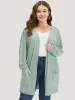 Supersoft Essentials Patched Pocket Batwing Sleeve Cardigan sold by Bloomchic