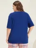 Floral Glitter Crew Neck Sleep Top sold by Bloomchic