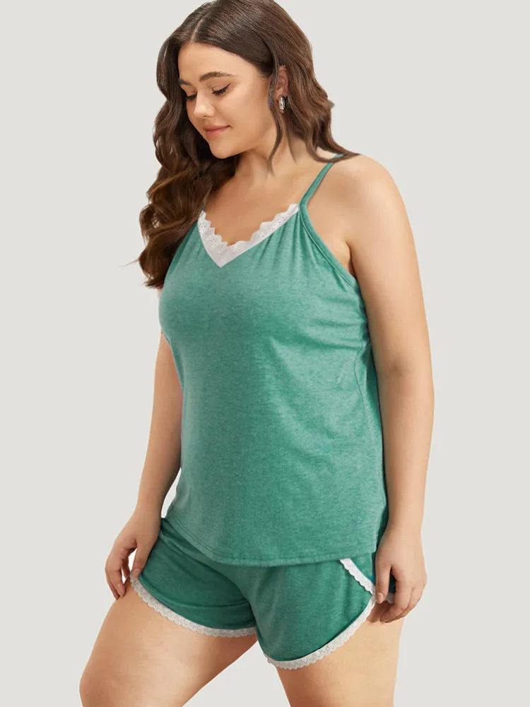 Plain Guipure Lace Sleep Cami Top sold by Bloomchic product image thumbnail 3