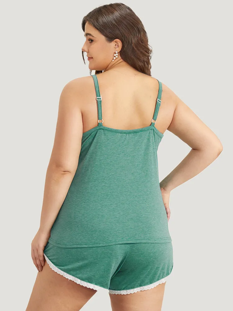 Plain Guipure Lace Sleep Cami Top sold by Bloomchic product image thumbnail 4