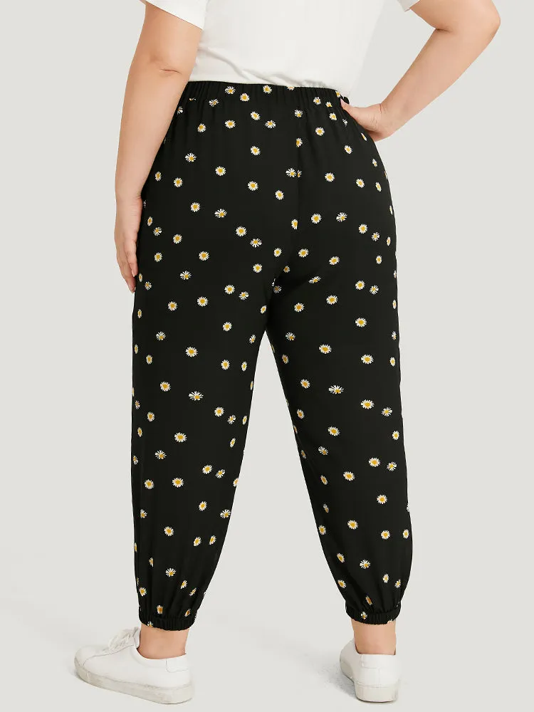 Daisy Floral Slant Pocket Ankle Pants sold by Bloomchic product image thumbnail 5
