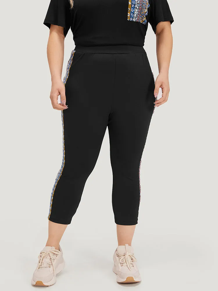 Bandana Print Patchwork Pocket Pants sold by Bloomchic product image thumbnail 4