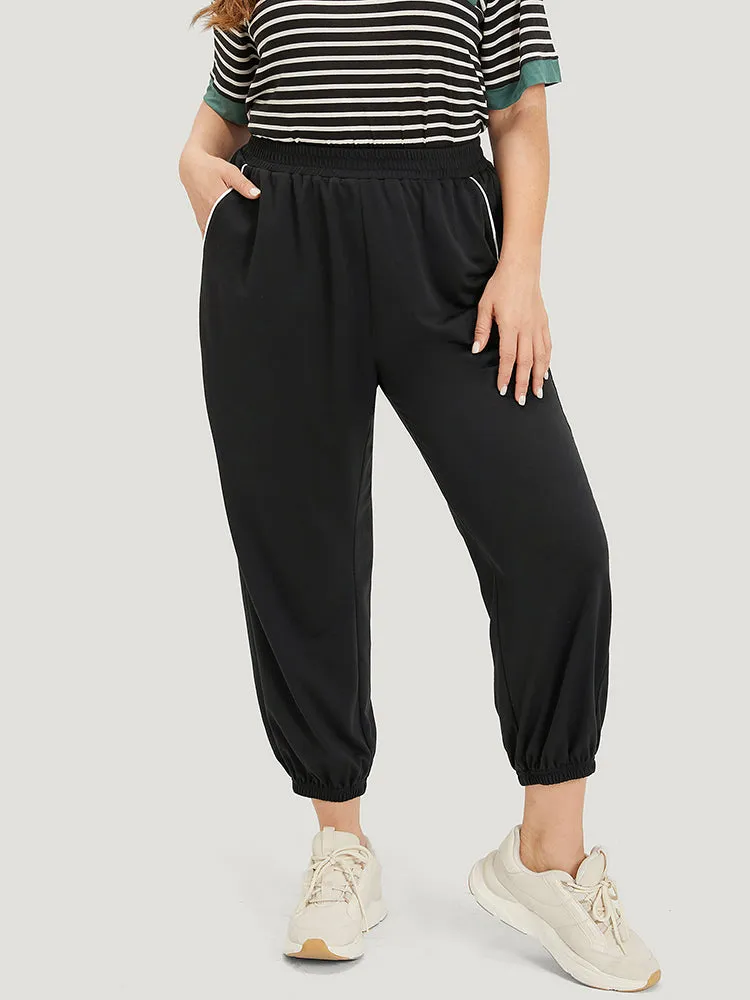 Contrast Trim Slant Pocket Pants sold by Bloomchic product image thumbnail 4