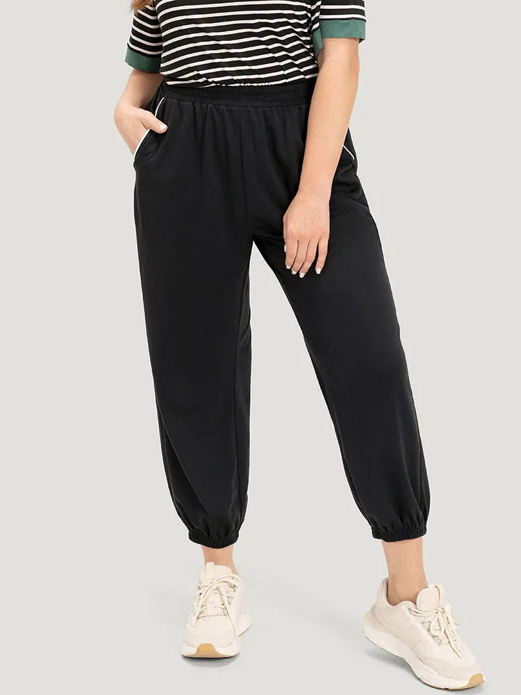 Contrast Trim Slant Pocket Pants sold by Bloomchic product image thumbnail 5