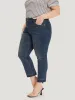 Solid Straight Cutoff Pocket Dark Wash Jeans sold by Bloomchic