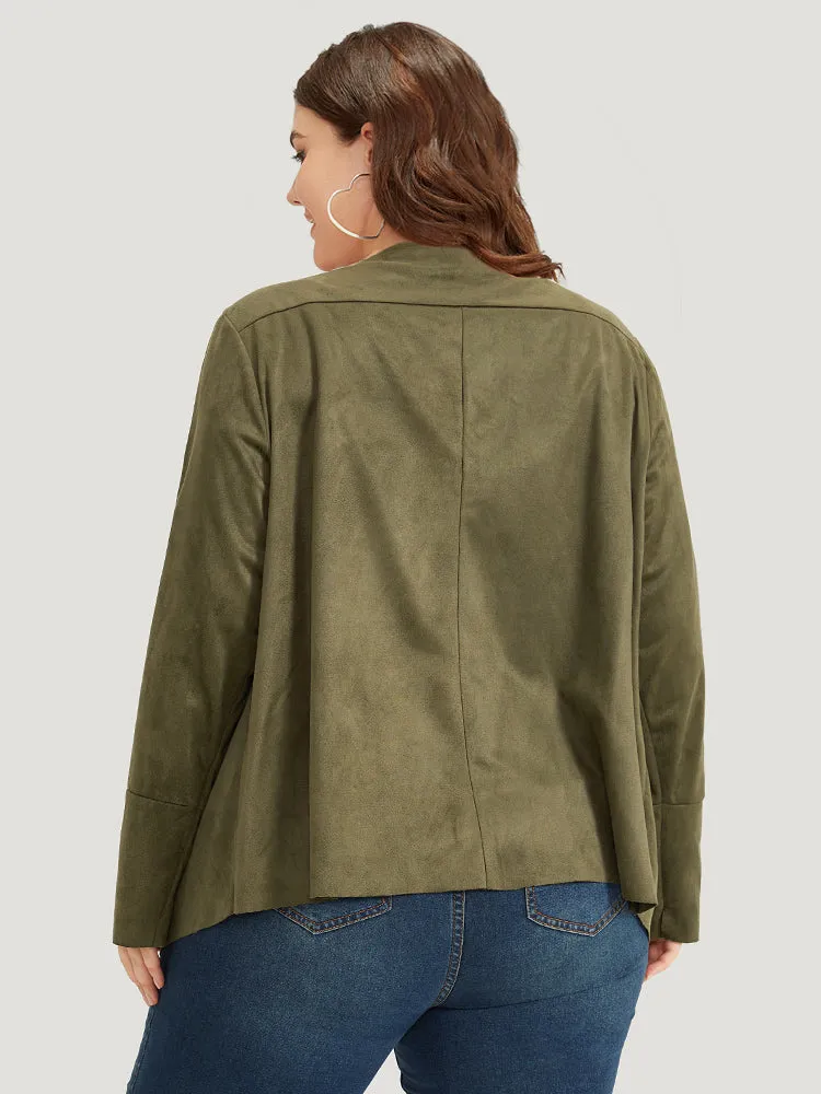 Plain Tassel Trim Open Front Jacket sold by Bloomchic product image thumbnail 2