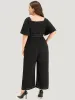 Contrast Stitch Pocket Button Detail Belted Zipper Jumpsuit sold by Bloomchic