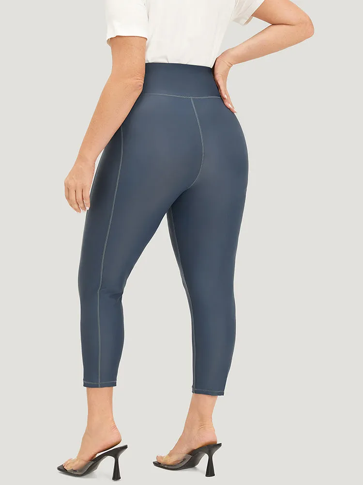 Plain Skinny Quilted Ankle Leggings sold by Bloomchic product image thumbnail 5