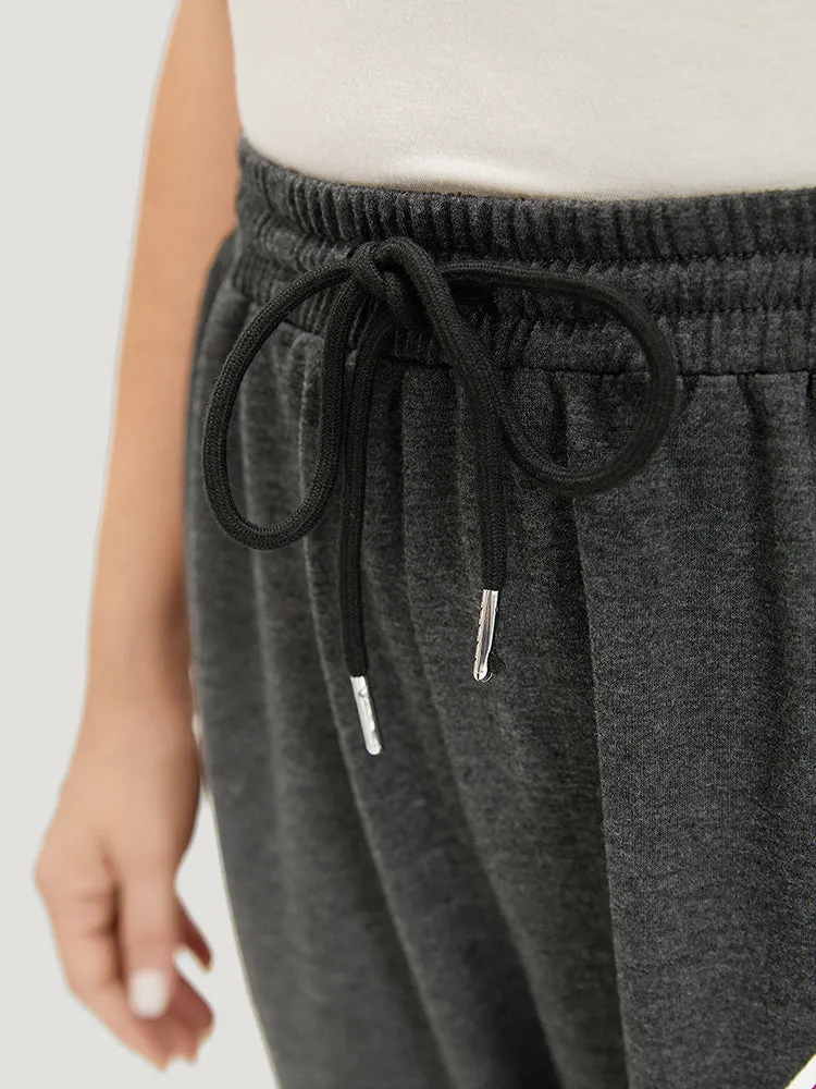 Number Print Drawstring Pocket Elastic Waist Sweatpants sold by Bloomchic product image thumbnail 5