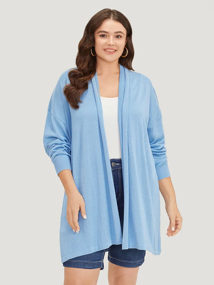 Supersoft Essentials Plain Drop Shoulder Lapel Collar Cardigan sold by Bloomchic product image thumbnail 4