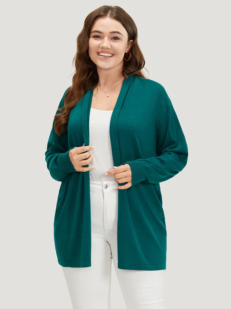 Supersoft Essentials Plain Open Front Elastic Cuffs Cardigan sold by Bloomchic product image thumbnail 5