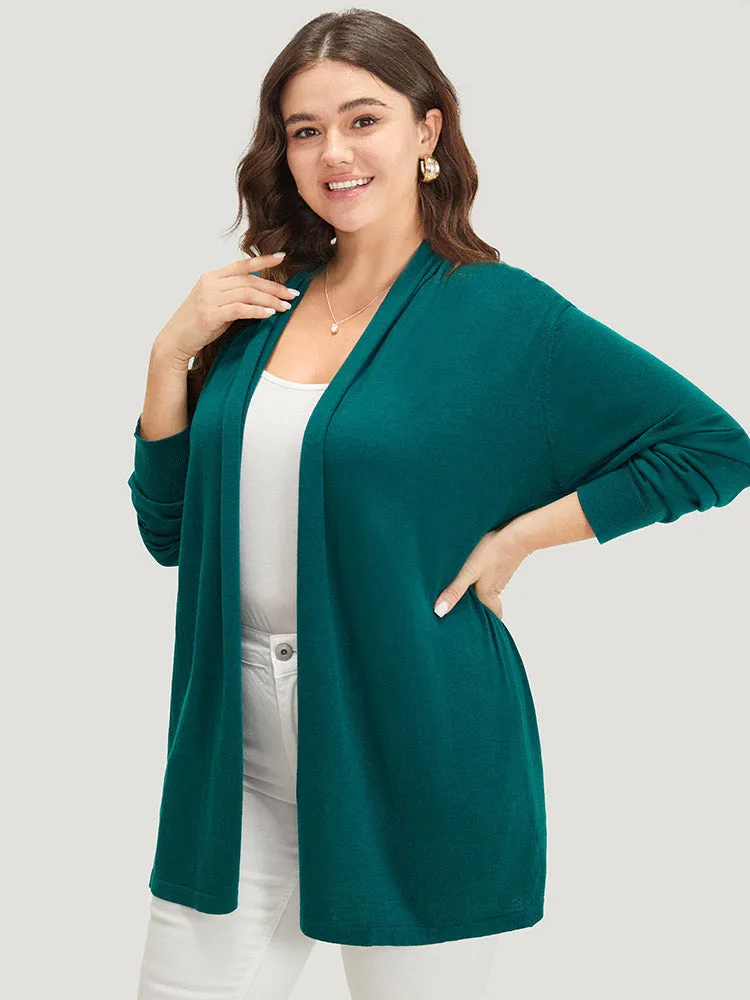 Supersoft Essentials Plain Open Front Elastic Cuffs Cardigan sold by Bloomchic product image thumbnail 3