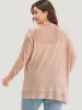 Supersoft Essentials Geometric Eyelet Patchwork Arc Collar Cardigan sold by Bloomchic