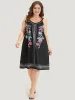 Boho Print Pocket Cami Knee Dress sold by Bloomchic