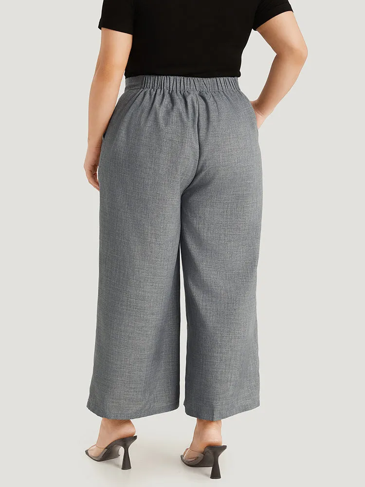 Plain Pocket Button Detail Pleated Pants sold by Bloomchic product image thumbnail 5
