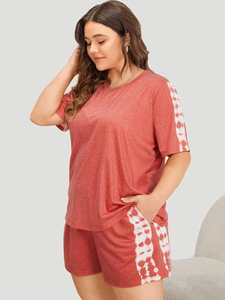 Plain Tie Dye Crew Neck Sleep Top sold by Bloomchic product image thumbnail 3