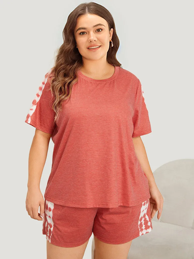 Plain Tie Dye Crew Neck Sleep Top sold by Bloomchic product image thumbnail 4