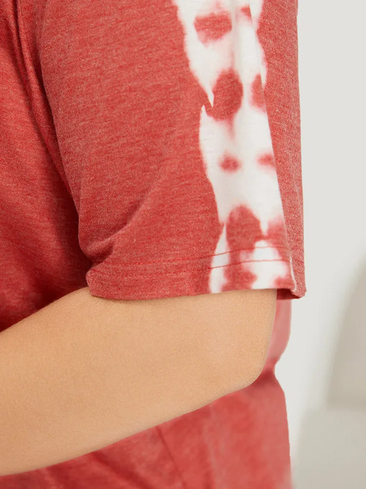 Plain Tie Dye Crew Neck Sleep Top sold by Bloomchic product image thumbnail 5