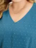 Polka Dot V Neck Ruffle Layered Sleeve Bodysuit sold by Bloomchic