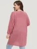 Supersoft Essentials Two Tone Pocket Tunic Cardigan sold by Bloomchic