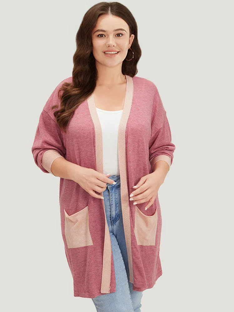 Supersoft Essentials Two Tone Pocket Tunic Cardigan sold by Bloomchic product image thumbnail 3