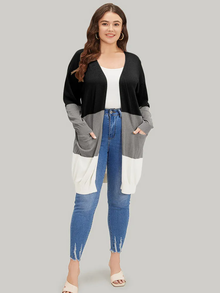 Supersoft Essentials Colorblock Pocket Tunic Cardigan sold by Bloomchic product image thumbnail 5