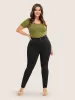 Skinny Very Stretchy High Rise Black Wash Sculpt Waist Jeans sold by Bloomchic