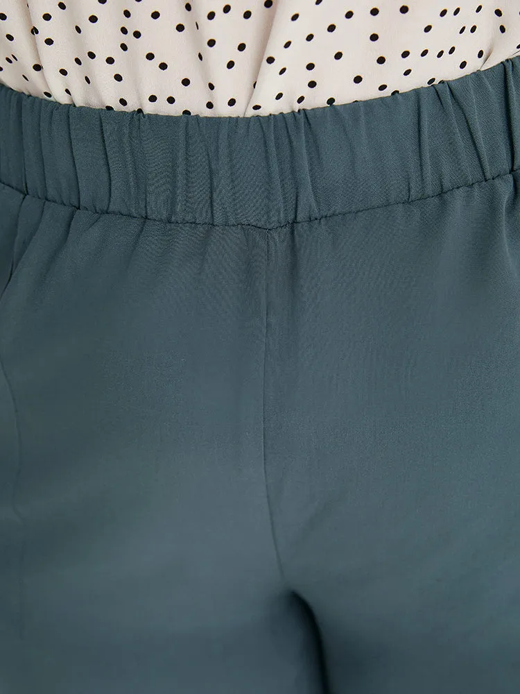 Supersoft Essentials Solid Patched Pocket Split Side Pants sold by Bloomchic product image thumbnail 5