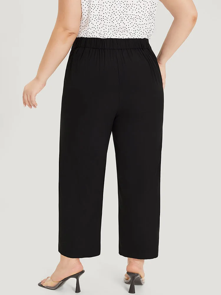Supersoft Essentials Solid Pocket Button Through Pants sold by Bloomchic product image thumbnail 2