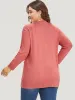 Supersoft Essentials Solid Button Down Patched Pocket Cardigan sold by Bloomchic