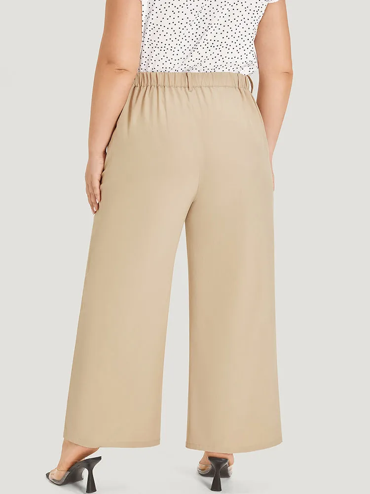 Two Tone Pocket Patchwork High Rise Pants sold by Bloomchic product image thumbnail 2