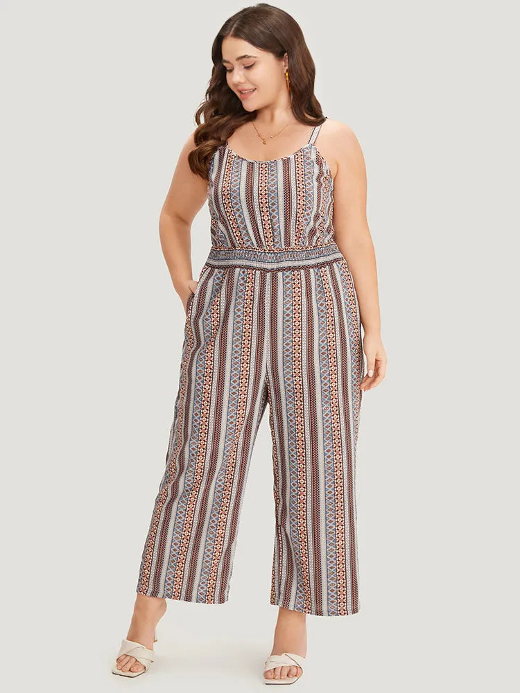 Bandana Striped Pocket Cami Jumpsuit sold by Bloomchic product image thumbnail 4