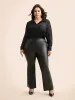 Textured Chiffon Shirt Collar Mesh Blouse sold by Bloomchic