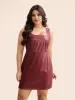 Solid PU Leather Bodycon Dress sold by Bloomchic